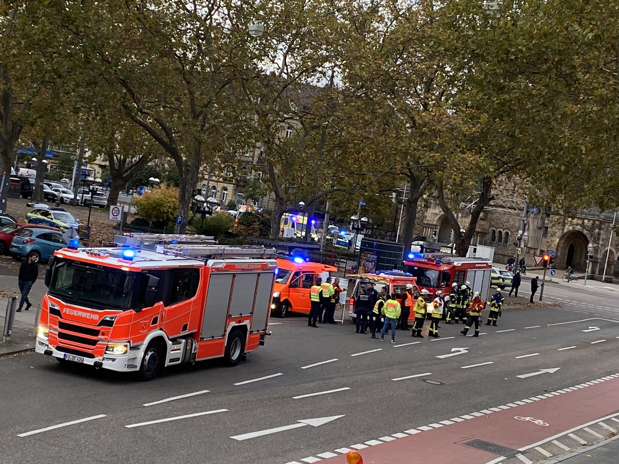 Karlsruhe’de yüksek binada meydana gelen yangın korkuttu.