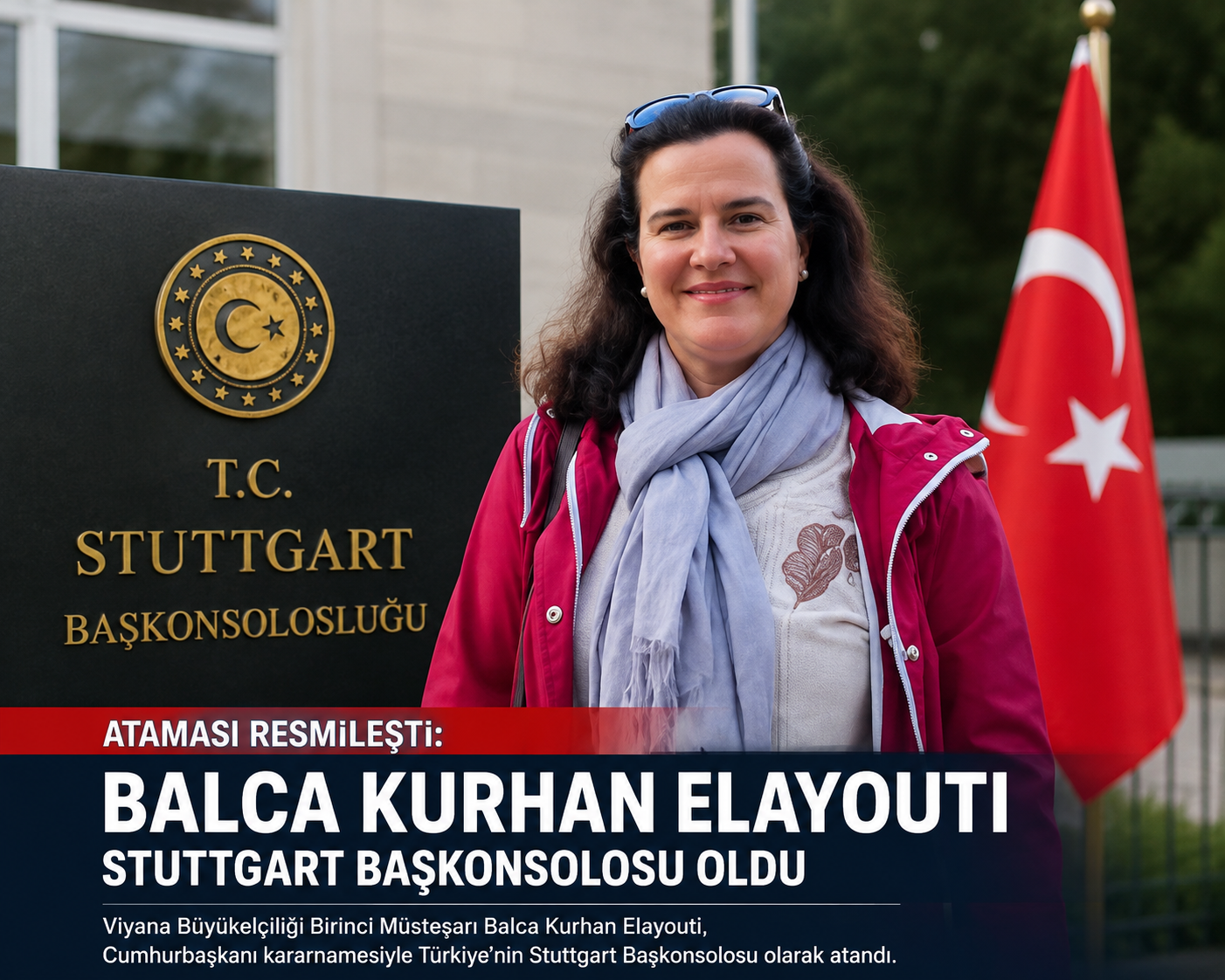 Balca Kurhan Elayouti, Stuttgart Başkonsolosu olarak atandı